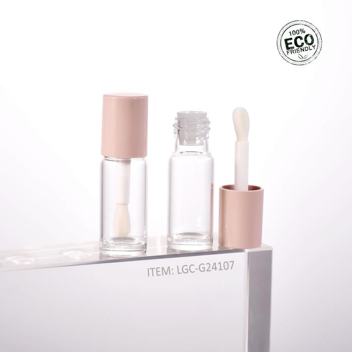 Glass Lip Gloss Tubes With Flocked Doe Foot
